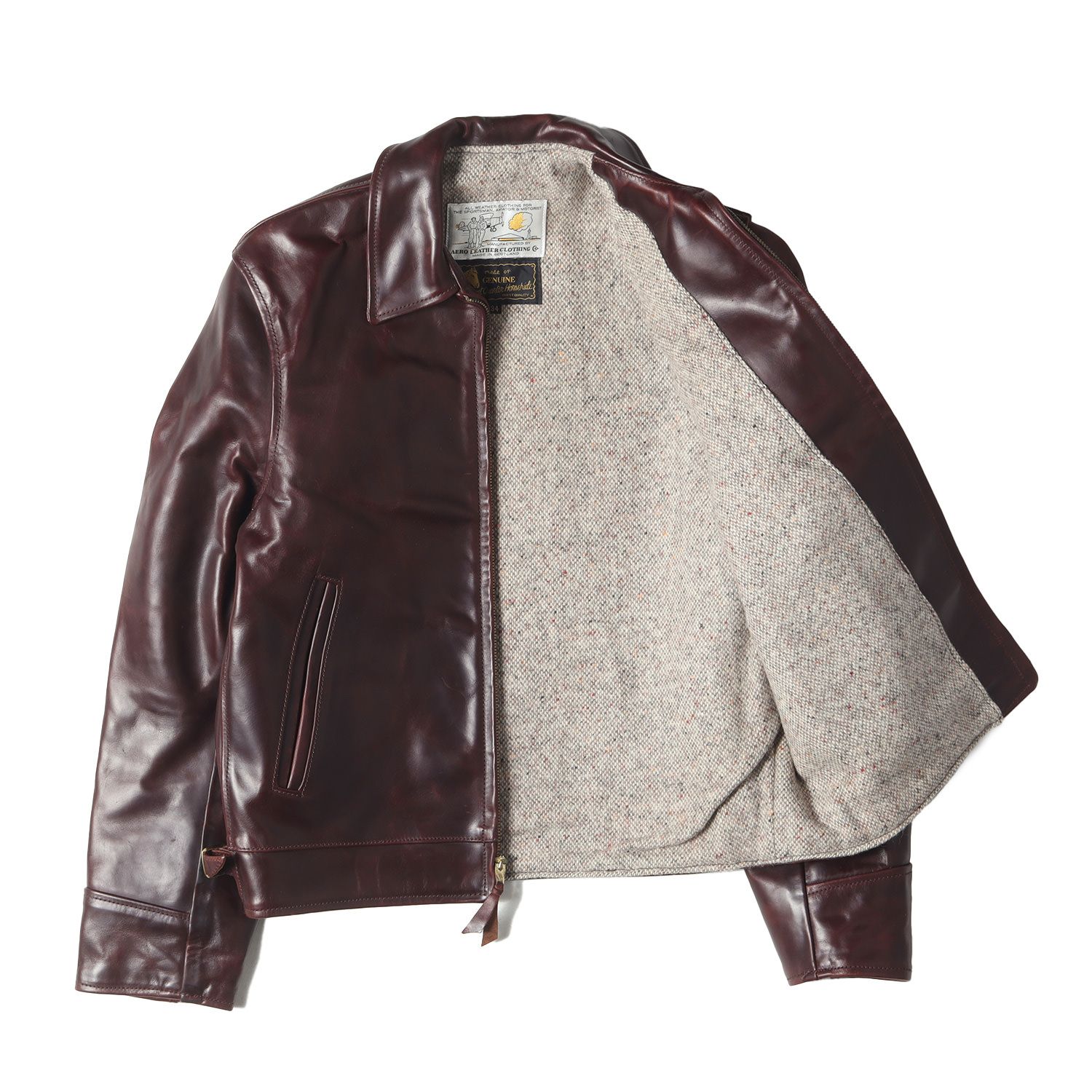 Aero Leather エアロレザー ジャケット サイズ:34 ハイウェイ