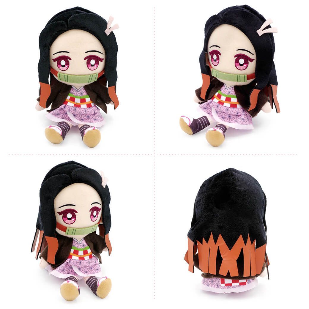 新品】ぬいぐるみ「鬼滅の刃 Chibiぬいぐるみ」炭治郎＆禰豆子＆善逸