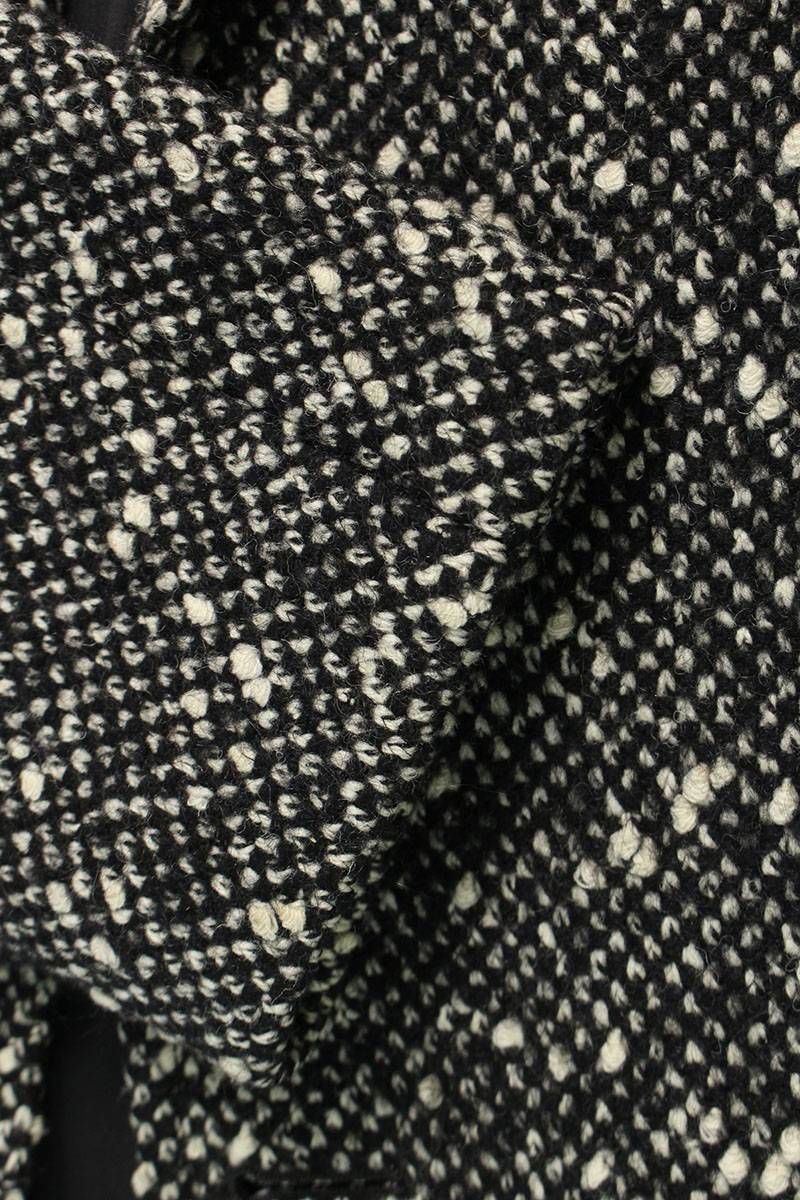 14AW サンローランパリ ツイード チェスター コート 44 SAINT LAURENT PARIS（サンローランパリ）チェスターコート