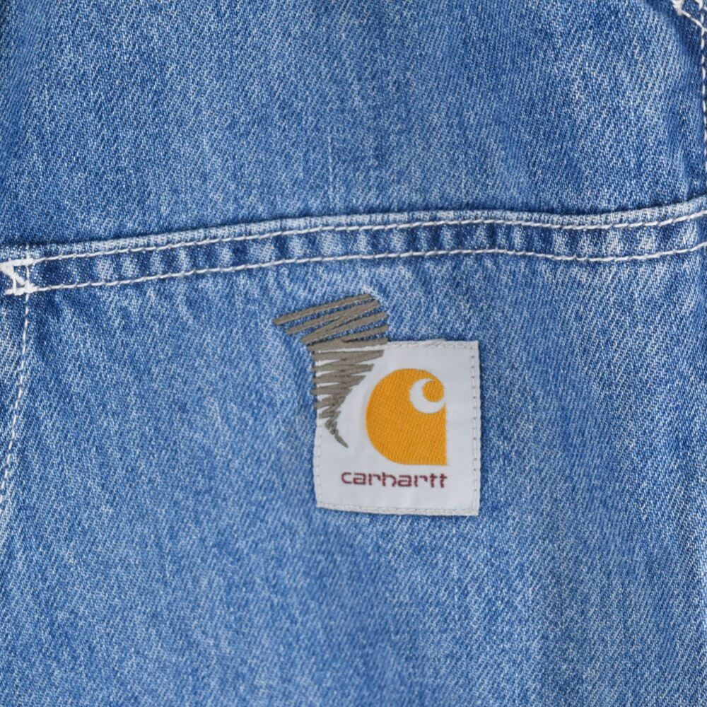 Carhartt ダークブルー ストレートデニムパンツ