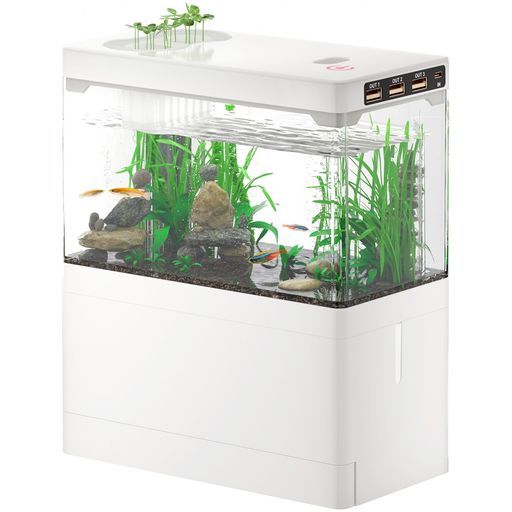 Yjhyuxi水槽セット小型アクアリウム【インボイス制度登録店】メダカ