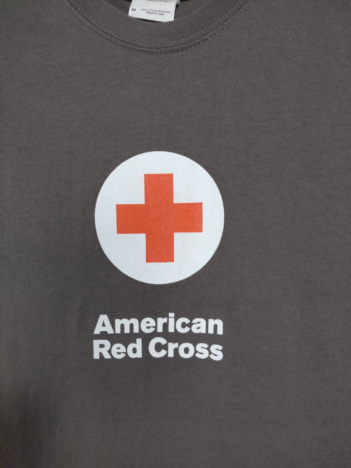 US輸入 Tシャツ 半袖 プリントロゴ American Red Cross