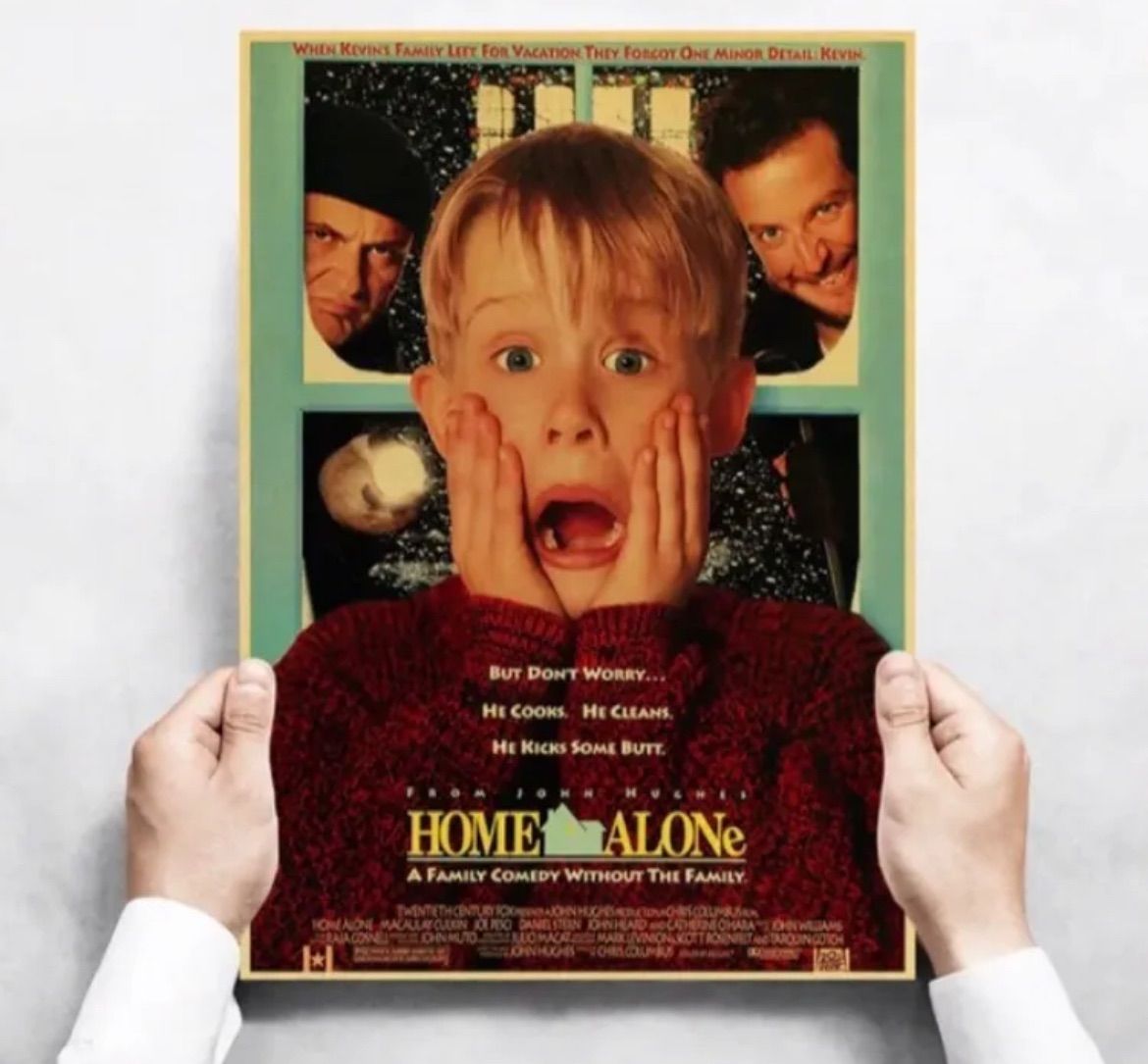 100A3 ホームアローン 映画 ポスター レトロ クリスマス