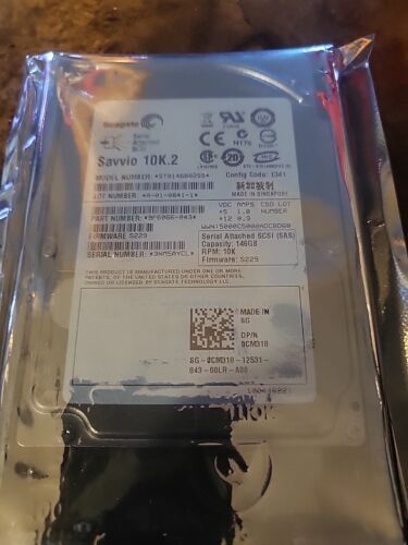 Seagate Savvio 10K.2 146GB Internal 10000RPM 2.5