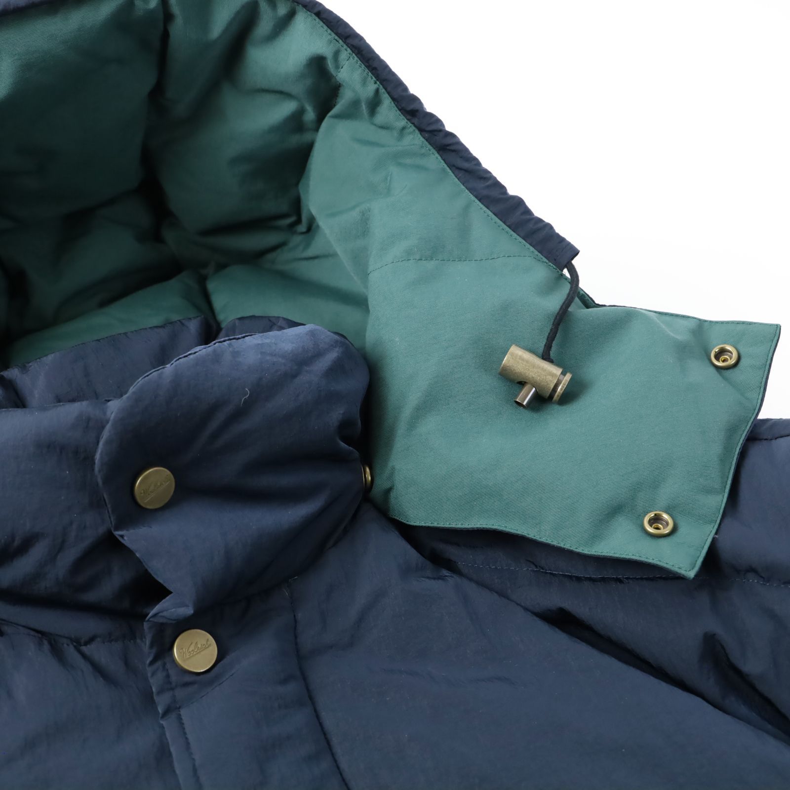 新品 12.1万 WOOLRICH リモンタナイロン ダウンジャケット ウール 