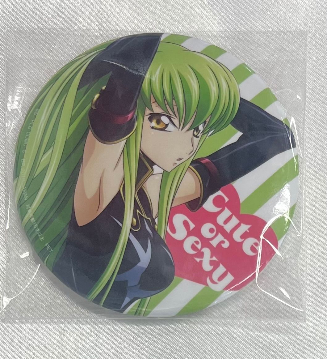 コードギアス C.C セガ プライズ 缶バッジ