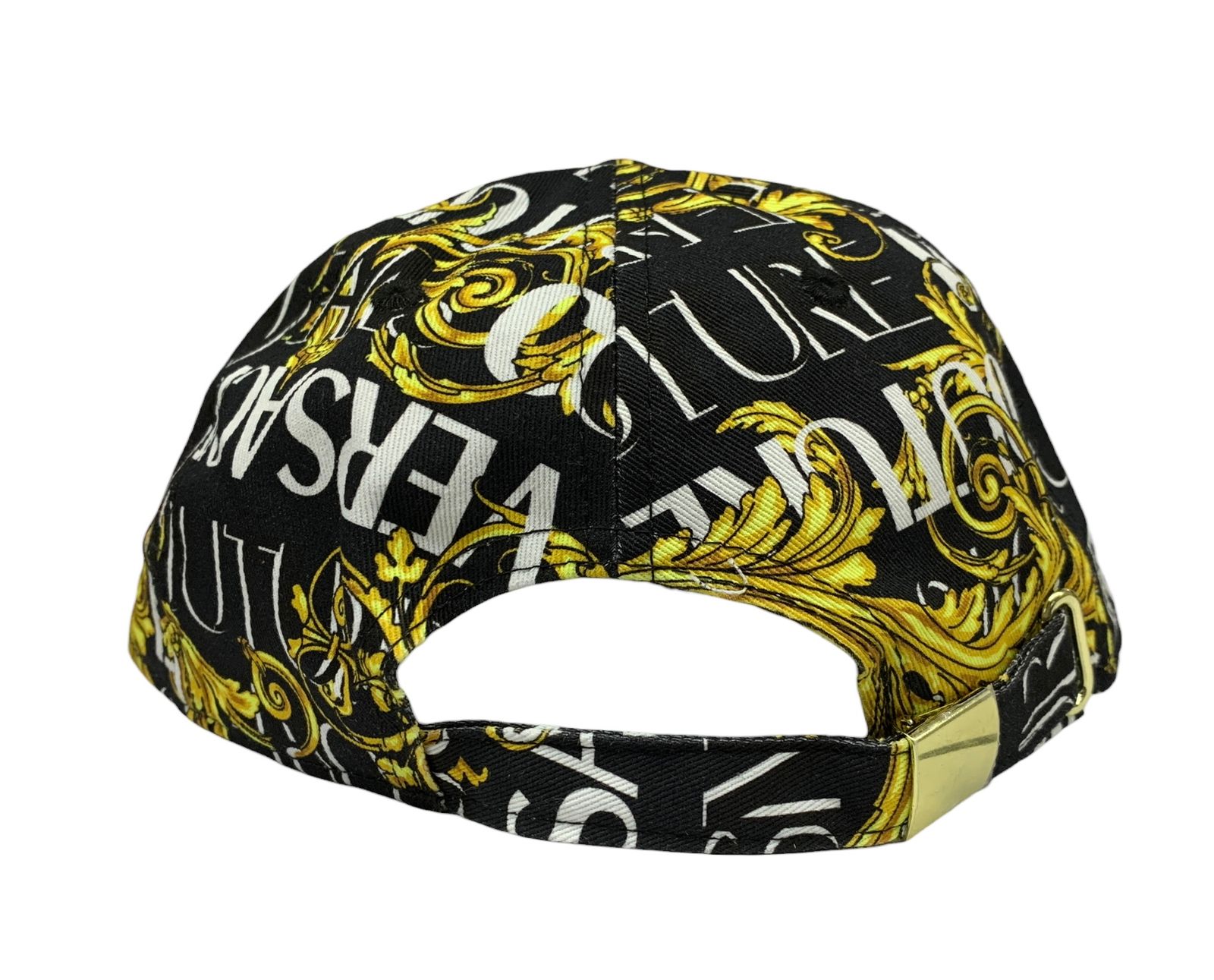 VERSACE ブラックキャップ VERSACE ブラックキャップ Versace ロゴ キャップ | ブラック