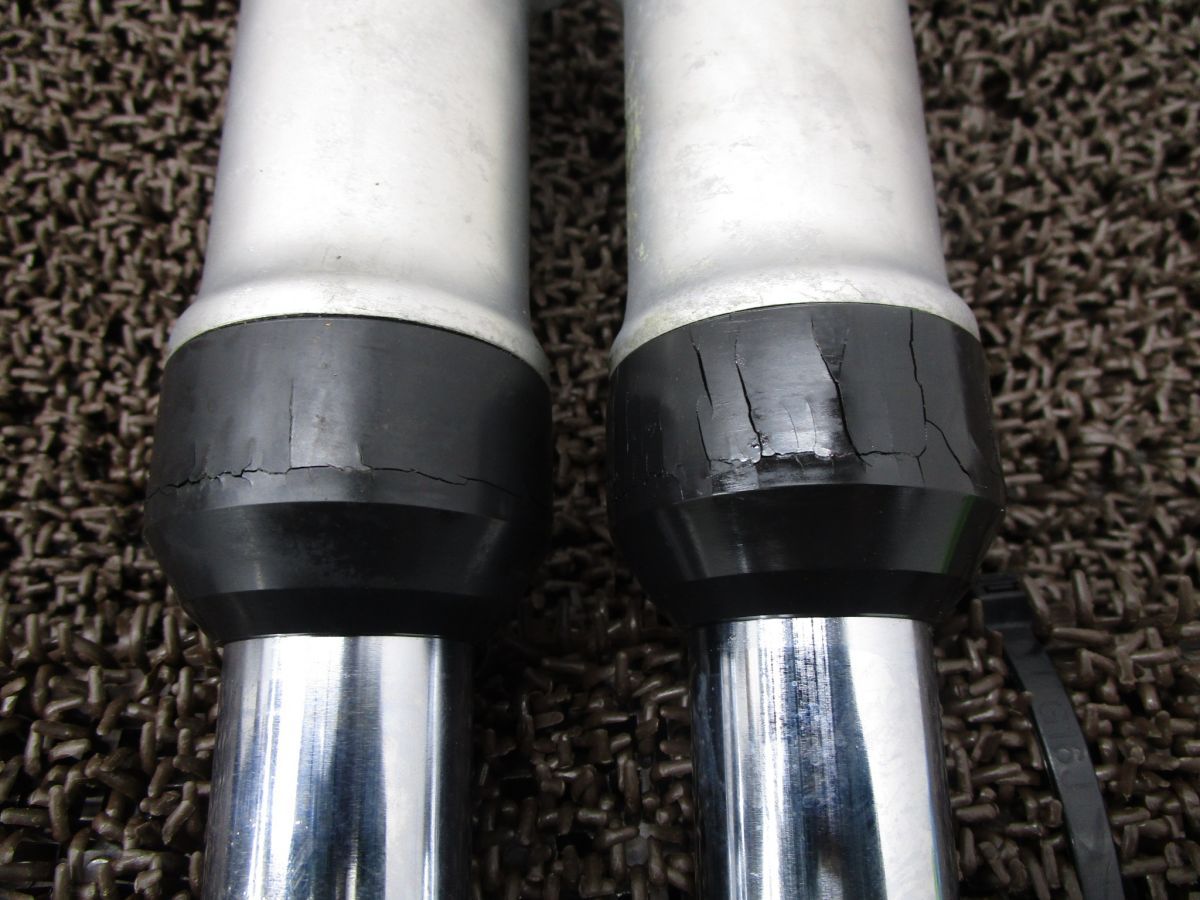 TS250 フロントフォーク A6924 TS2504 スズキ TS2504 キャブ車 動画有 BRIGHTFACE_UK