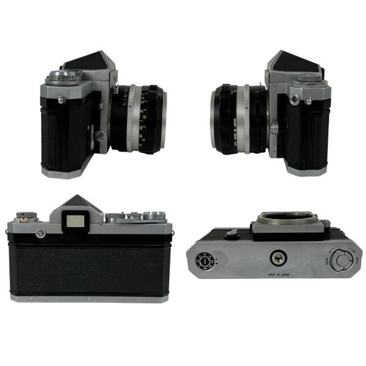 ニコン　F フィルムカメラ　レンズセット　ジャンク Nikon F NIKKOR-S F1.4 50mm フィルムカメラ レンズセット