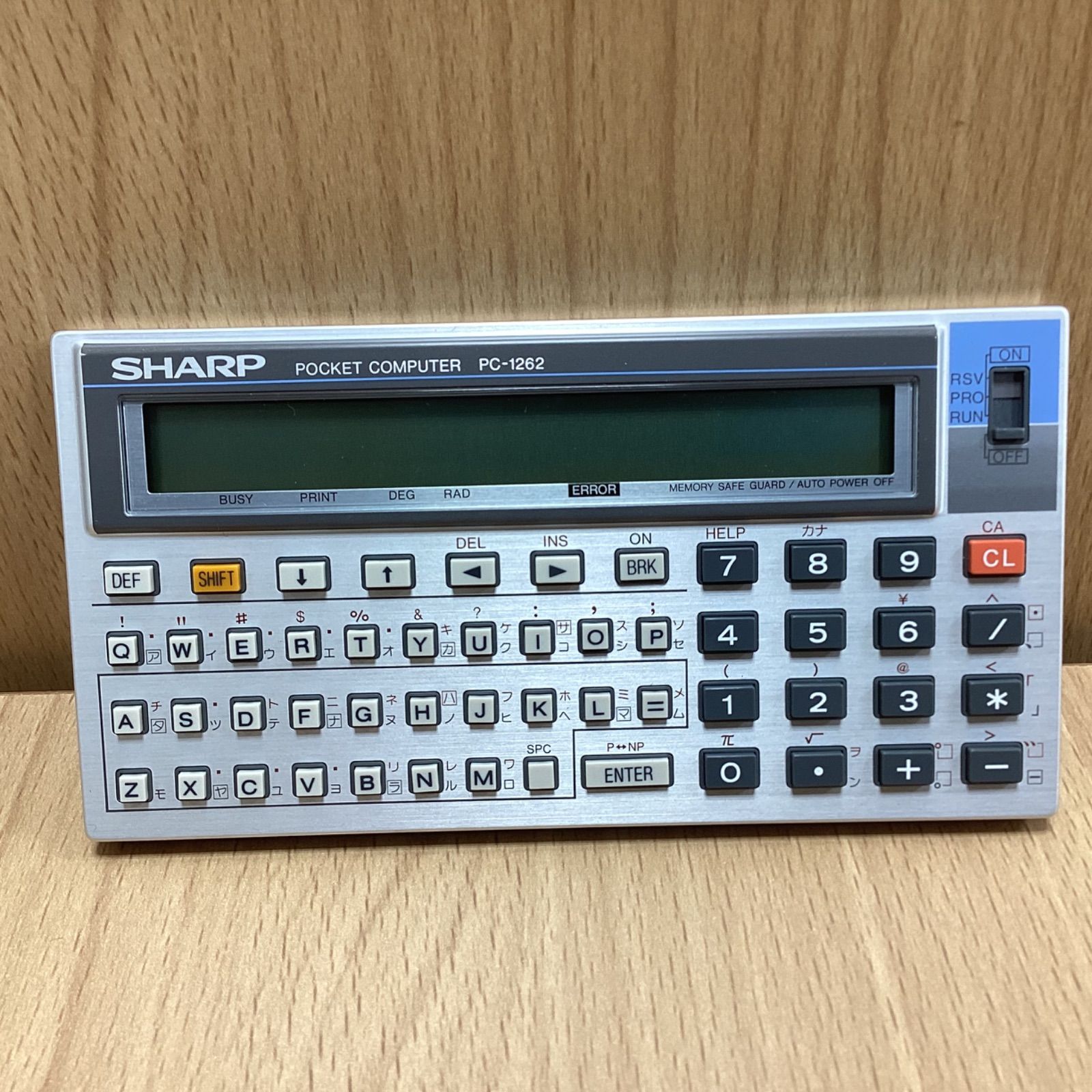 希少】SHARP ポケットコンピュータ PC-1262