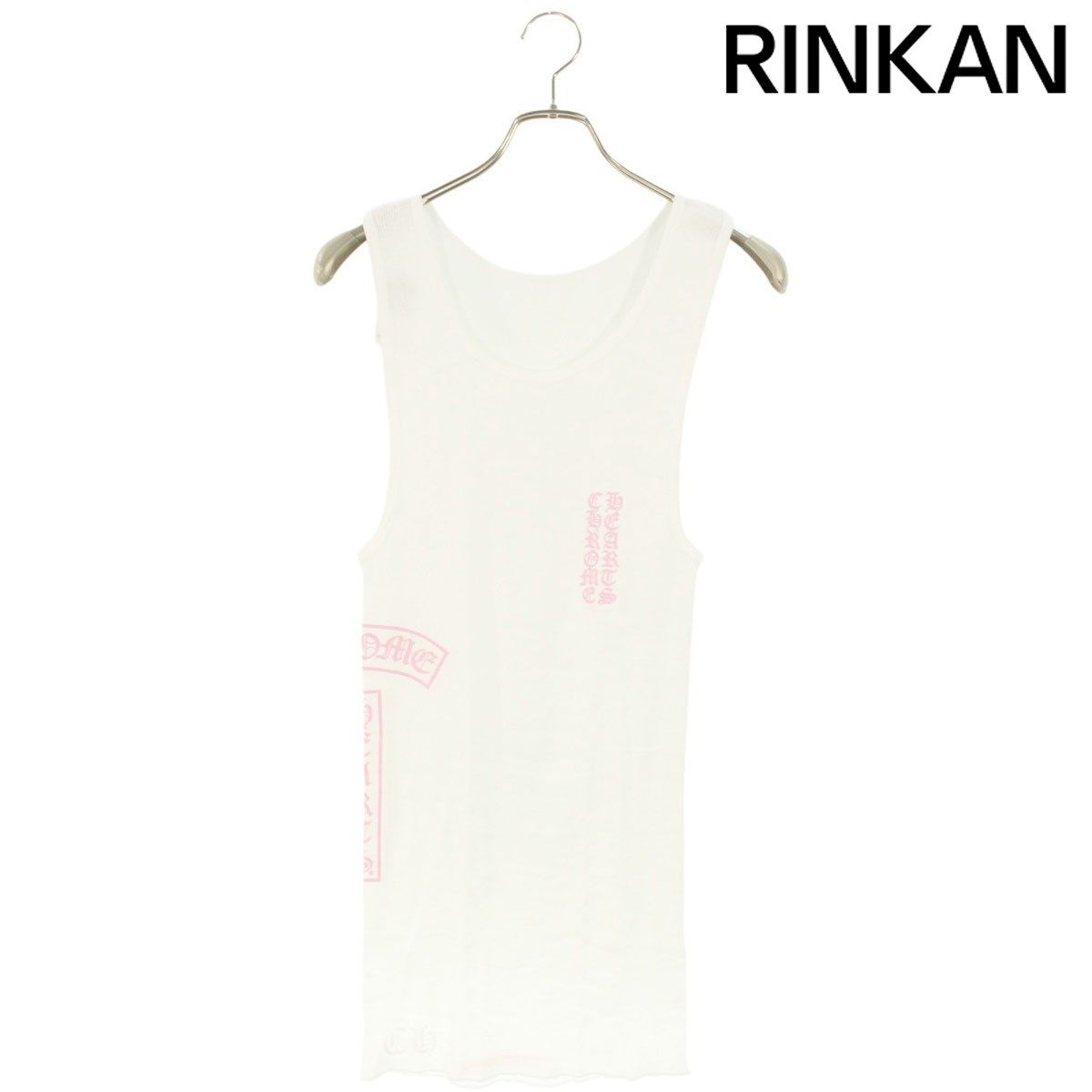 クロムハーツ RIB TANK サイドロゴプリントリブタンクトップ メンズ L