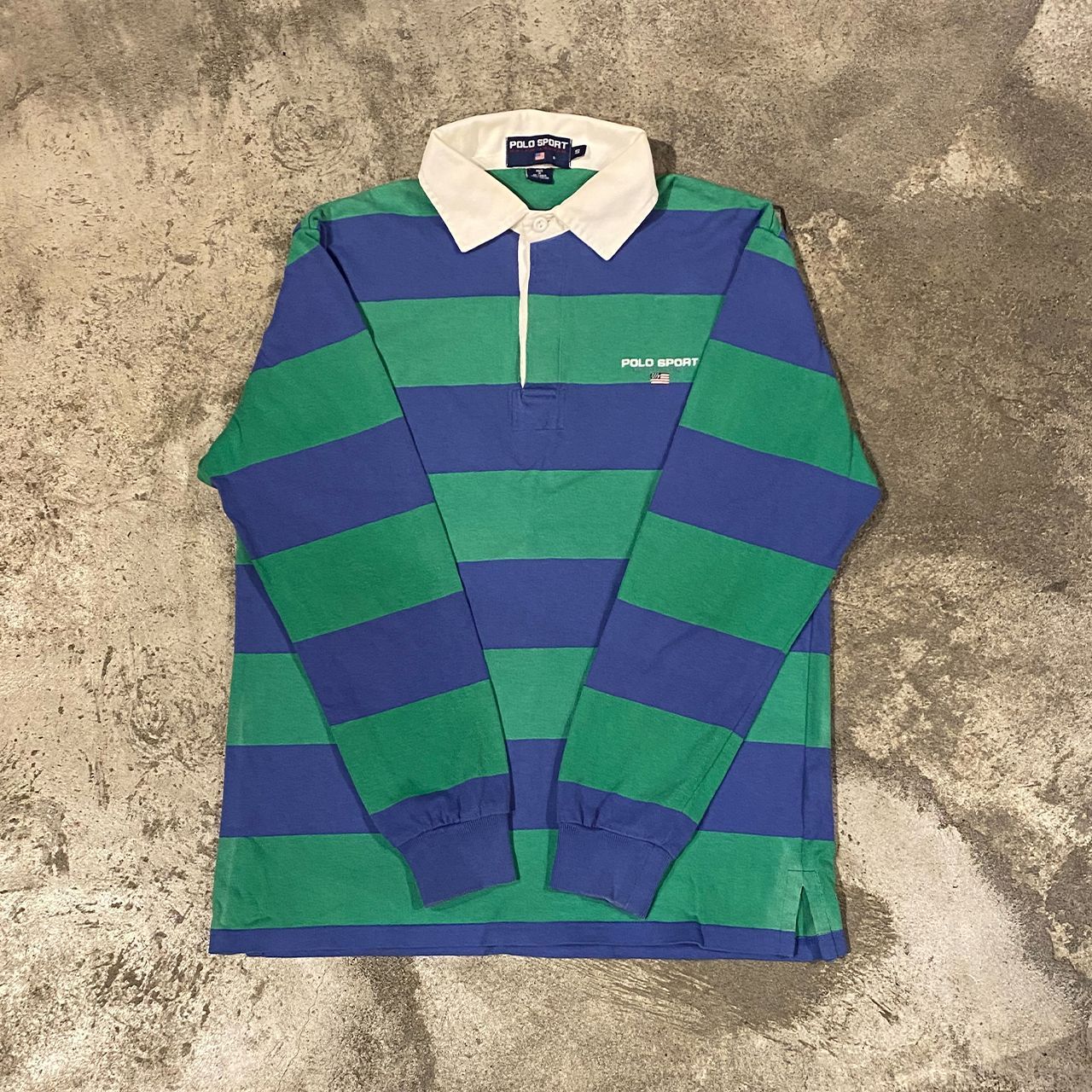 90s POLO SPORT L/S RUGGER SHIRT ポロスポーツ 長袖 ラガー