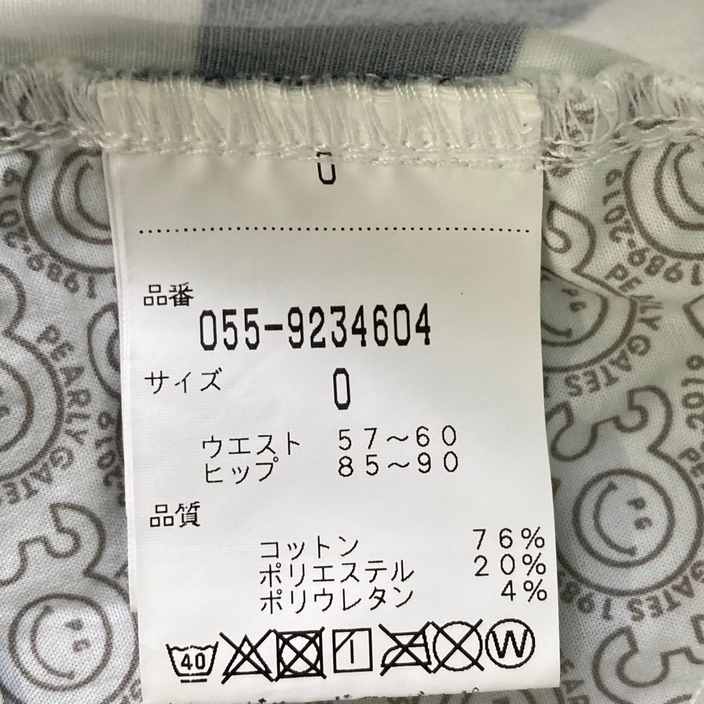 サイズ：0 PEARLY GATES パーリーゲイツ 30周年 ストレッチ