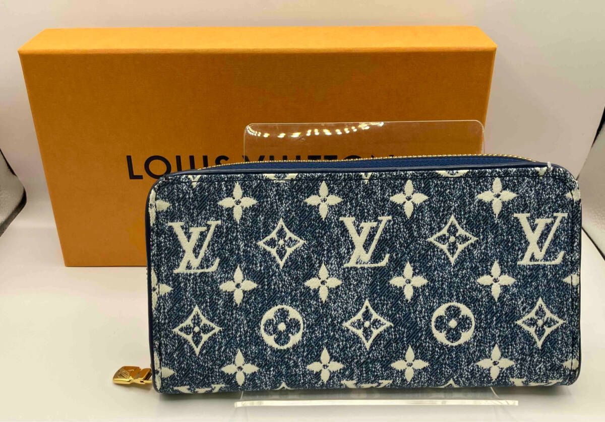 LOUIS VUITTON ルイ ヴィトン M81226 モノグラム デニム ジッピー ウォレット 長財布