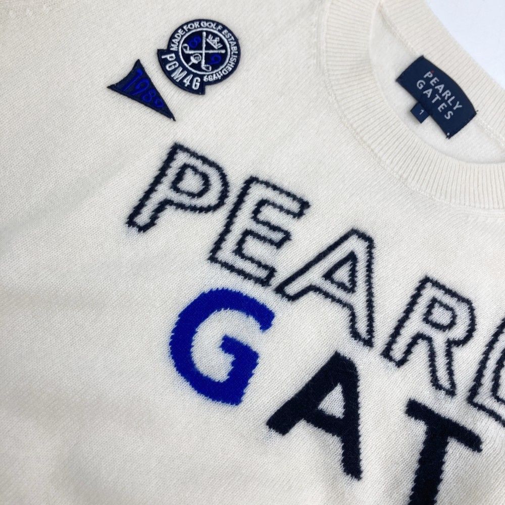 サイズ：1 PEARLY GATES パーリーゲイツ 2023年モデル カシミヤ ニット