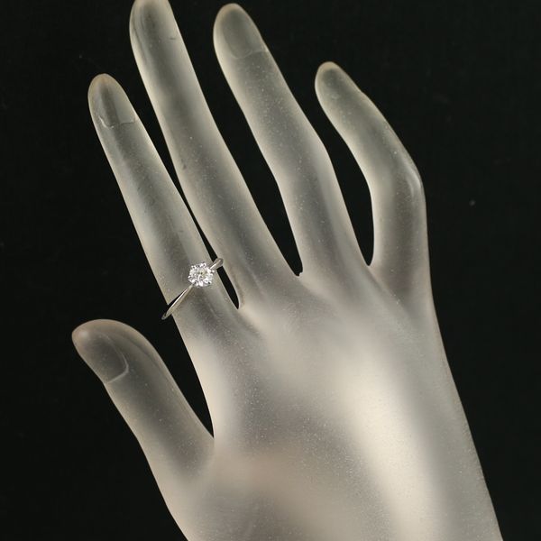 ミキモト リング ダイヤ ダイヤモンド 0.46ct E VVS1 3EX ソリティア  