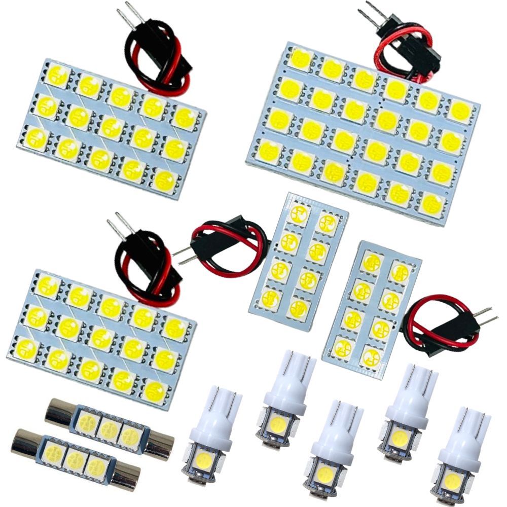 超爆光！ セルシオ トヨタ LED ルームランプ セット UCF30/31 12点セット 室内灯 カスタム パーツ 車内灯 ホワイト 車検対応