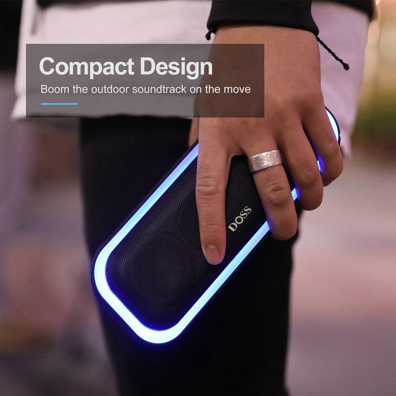 SoundBox Pro Bluetooth スピーカー20W 強化された低音 Amazon | DOSS SoundBox Pro Bluetooth スピーカー20W 強化され