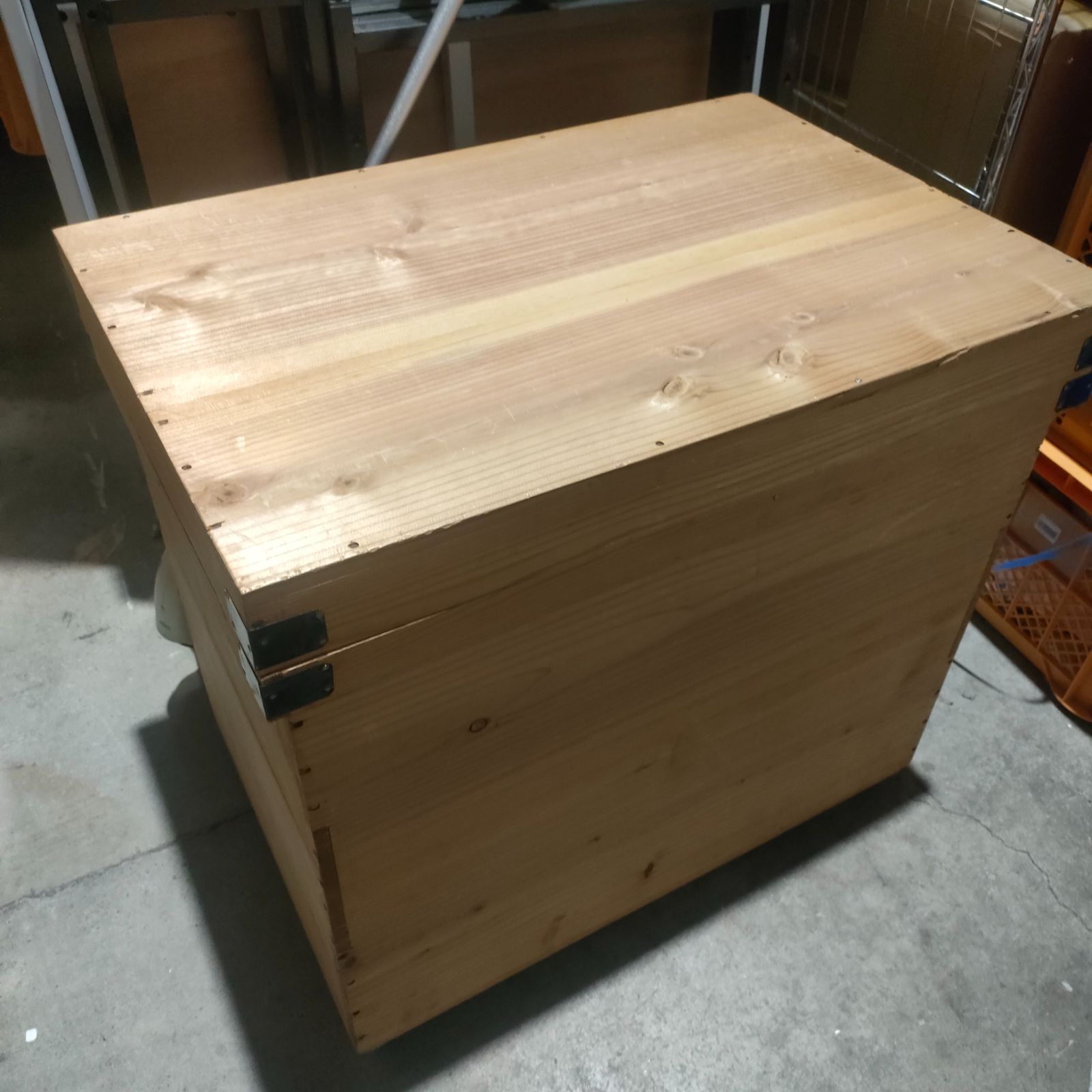 【超美品・生産終了サイズ】超特大茶箱 72×49×62 発送相談 茶箱 インテリア