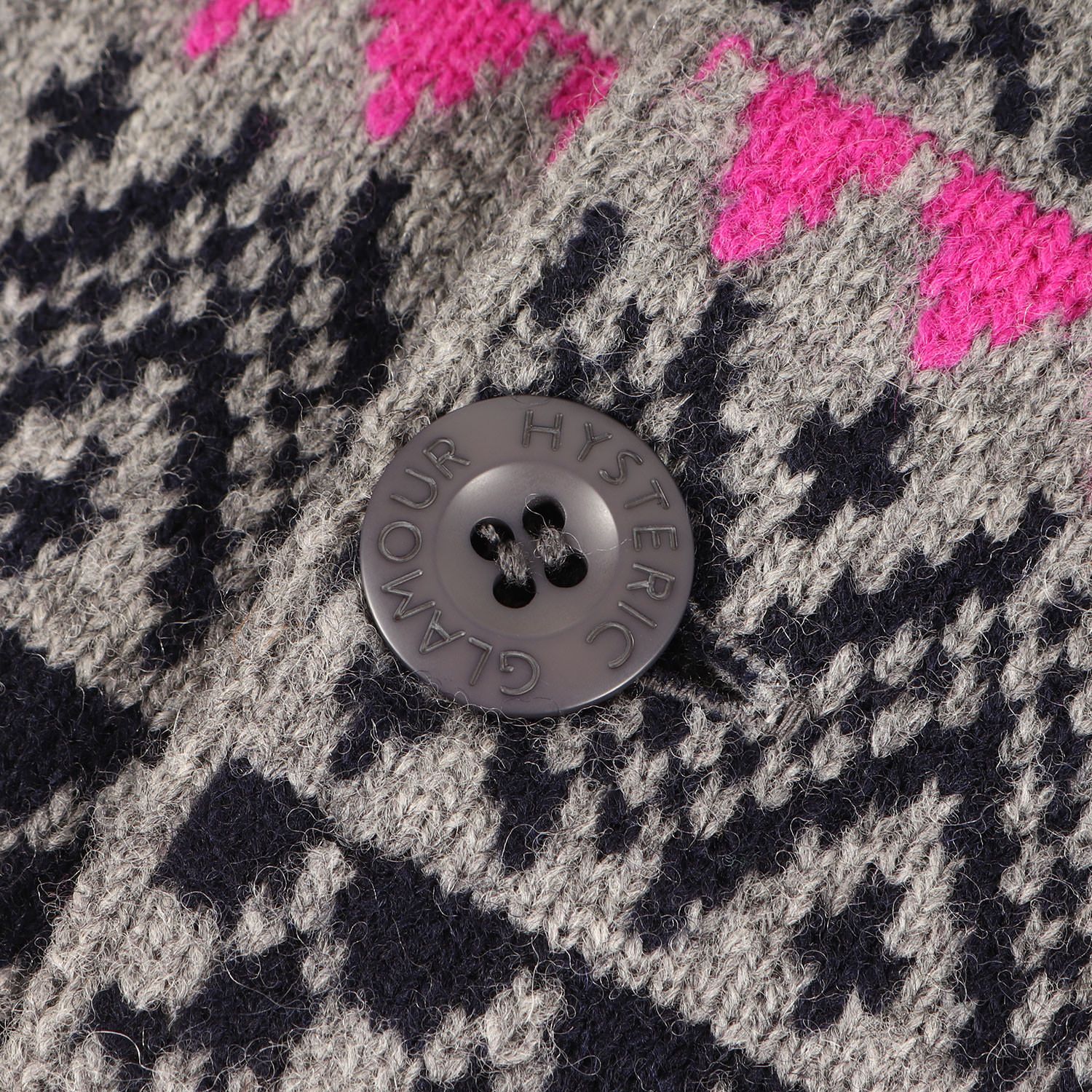 新品】HYSTERIC GLAMOUR ヒステリックグラマー カーディガン ヘザー 