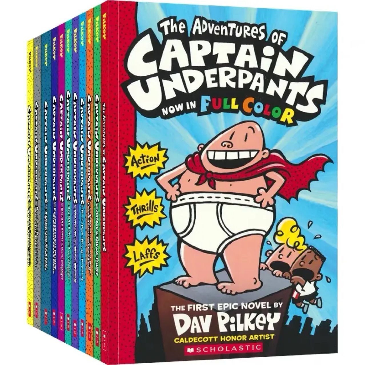 新品 Captain Underpants 14冊セット英語絵本 Newest Release Included! The Captain Underpants Full Color