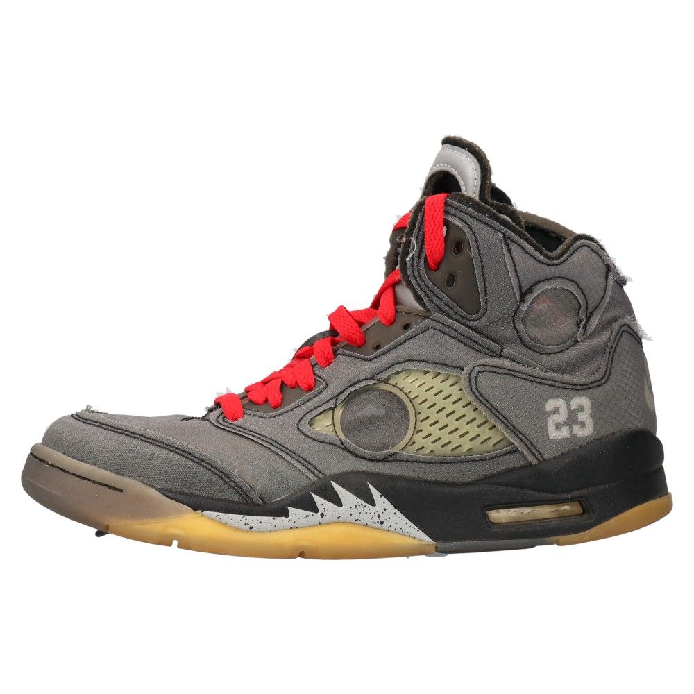 NIKE (ナイキ) ×OFF-WHITE AIR JORDAN 5 RETRO SP オフホワイト エア 
