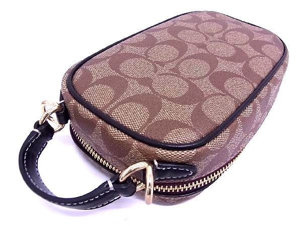 ■新品■未使用■ COACH コーチ CC761 ディズニーコラボ  PVC×レザー ヴィランズ 2WAY ハンドバッグ ショルダー ブラウン系 BB8666ｱZ