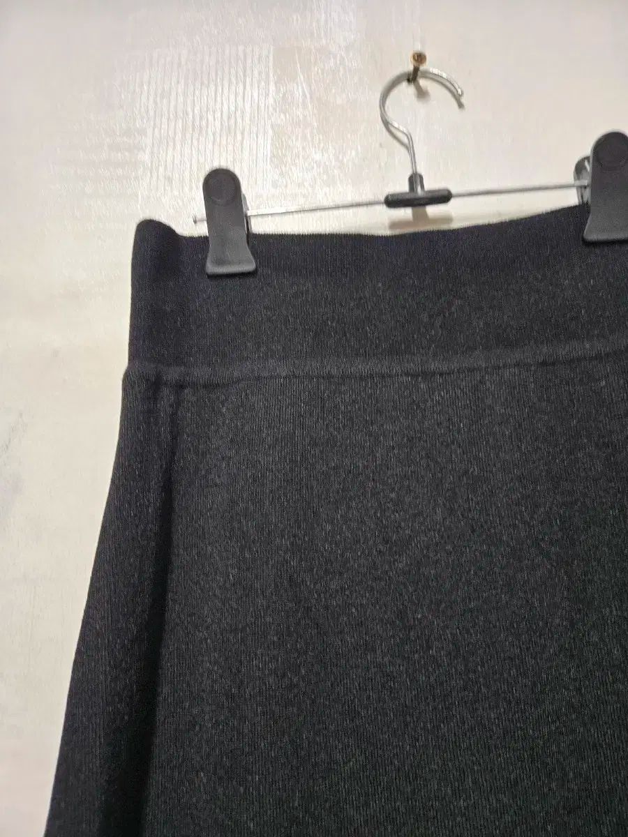 SYSTEM システム バンディング 黒 アシンメトリー スカート