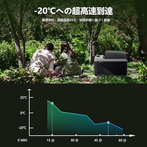 Alpicool ポータブル冷蔵庫 車載冷蔵庫 車載冷蔵冷凍庫 C12P 12L