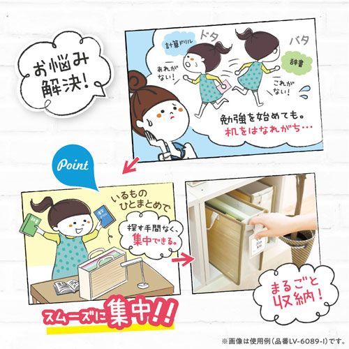 ソニック スムーズ学習バッグ LV‐6089‐I アイボリー※
