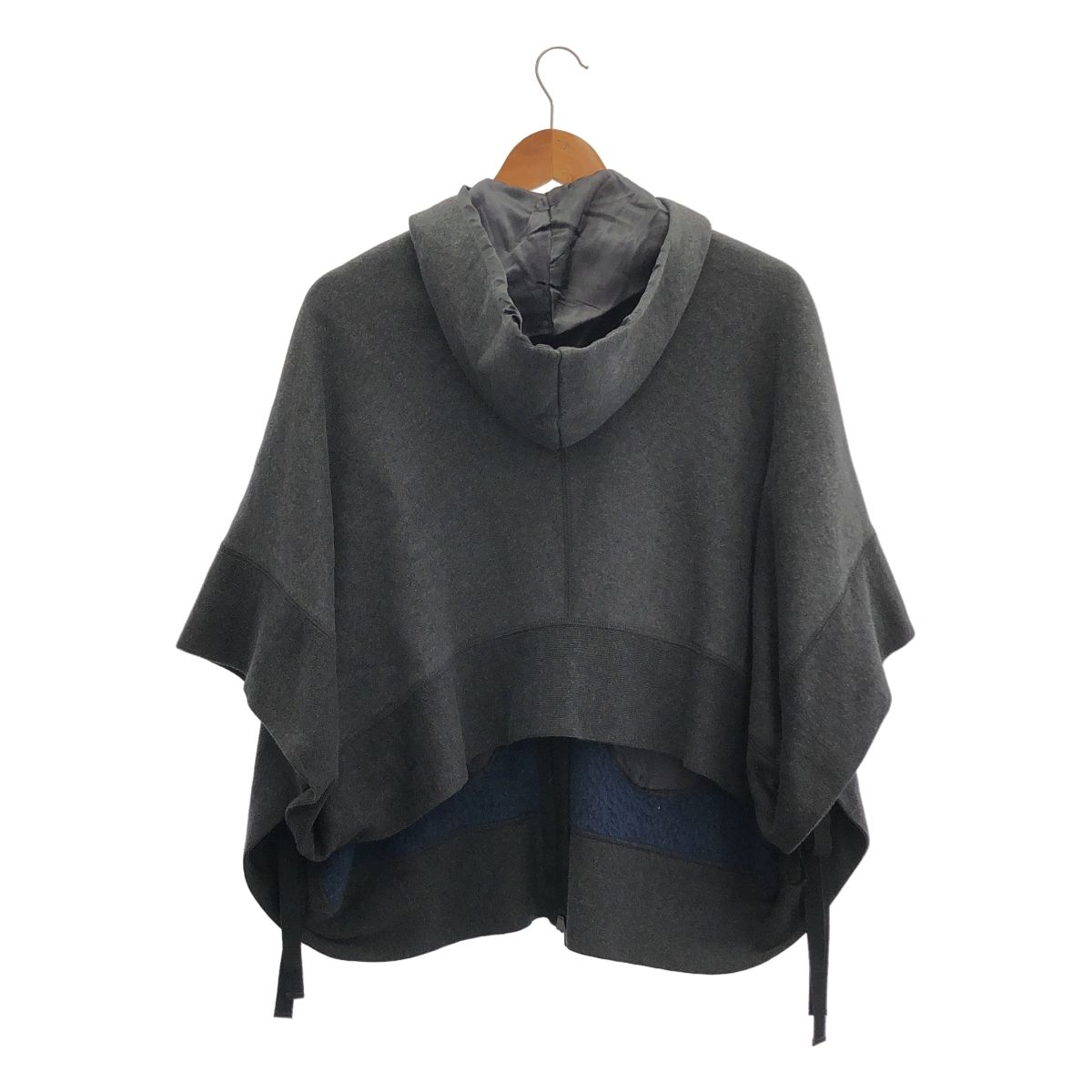 sacai luck / サカイラック | コットン フーデッド ポンチョ