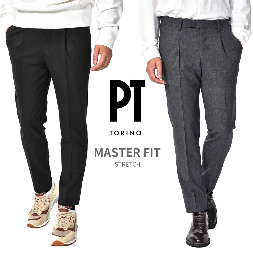 PT TORINO ピーティートリノ / MASTER FIT スラックス ワンタック