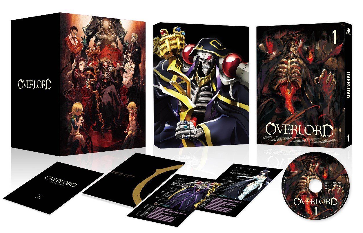 オーバーロード 1期 DVD Blu-ray 初回版 特典小説 資料集 セット