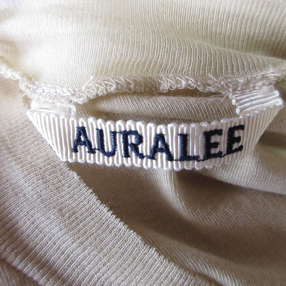 良品 23SS AURALEE オーラリー GIZA SUPER HIGH GAUGE SHEER RIB TANK ノースリーブ シアー カットソー A23ST04HF 0 ベージュ レディース 古着 中古 良品 23SS AURALEE オーラリー GIZA SUPER HIGH GAUGE SHEER RIB