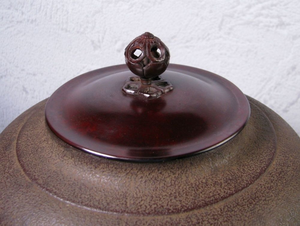 茶道具 釜師 浄雲 竹地紋 釜 共桐箱付き