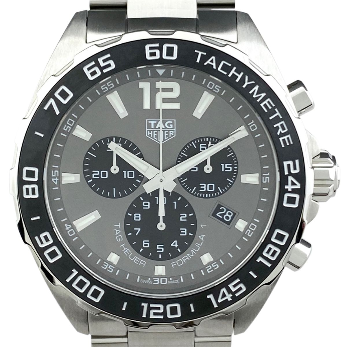 在庫一掃 保証書 タグホイヤー TAG HEUER フォーミュラ 1 CAZ1011 BA0842 腕時計 SS クォーツ グレー メンズ