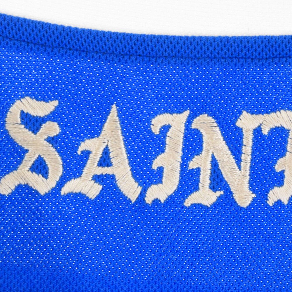 SAINT MICHAEL (セントマイケル) 23SS GAMESHIRT ロゴ刺繍ゲームシャツ 
