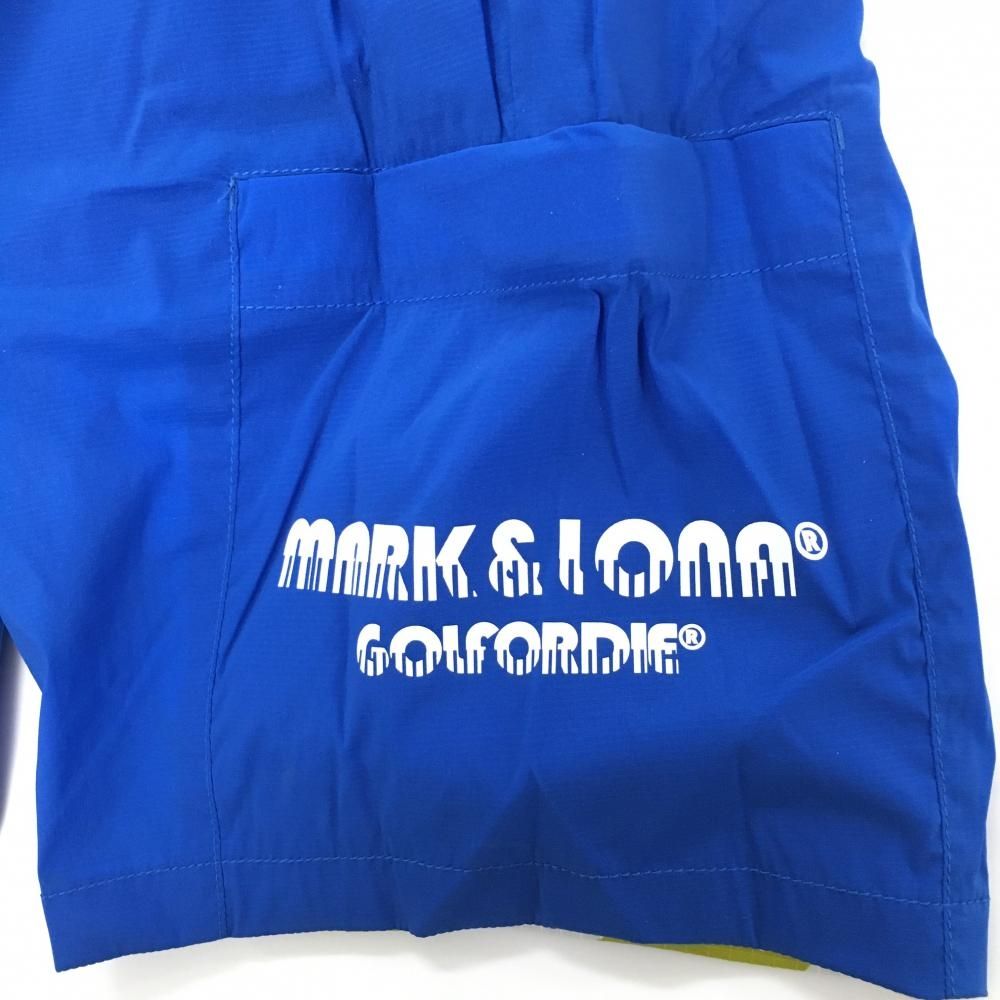 サイズ：46 MARK&amp;LONA マークアンドロナ  ストレッチパンツ スカル総柄 パープル系 [240101416395] ゴルフウェア メンズ ストスト サイズ：46 MARK&LONA マークアンドロナ ストレッチパンツ