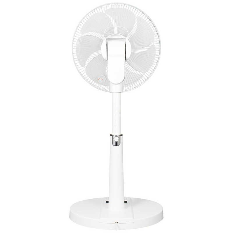 未開梱 シィーネット 3D扇風機 DCモーター搭載 省エネタイプ 自動首振り機能あり 7枚 上下左右 音声ガイド リモコン付き ホワイト CFDU704WH