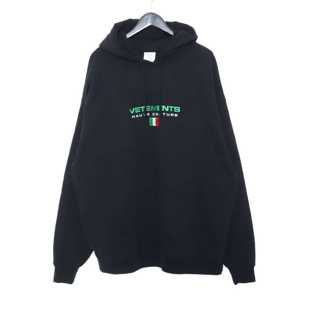 VETEMENTS 22SS HAUTE COUTURE LOGO POPOVER HOODY - メルカリ 
