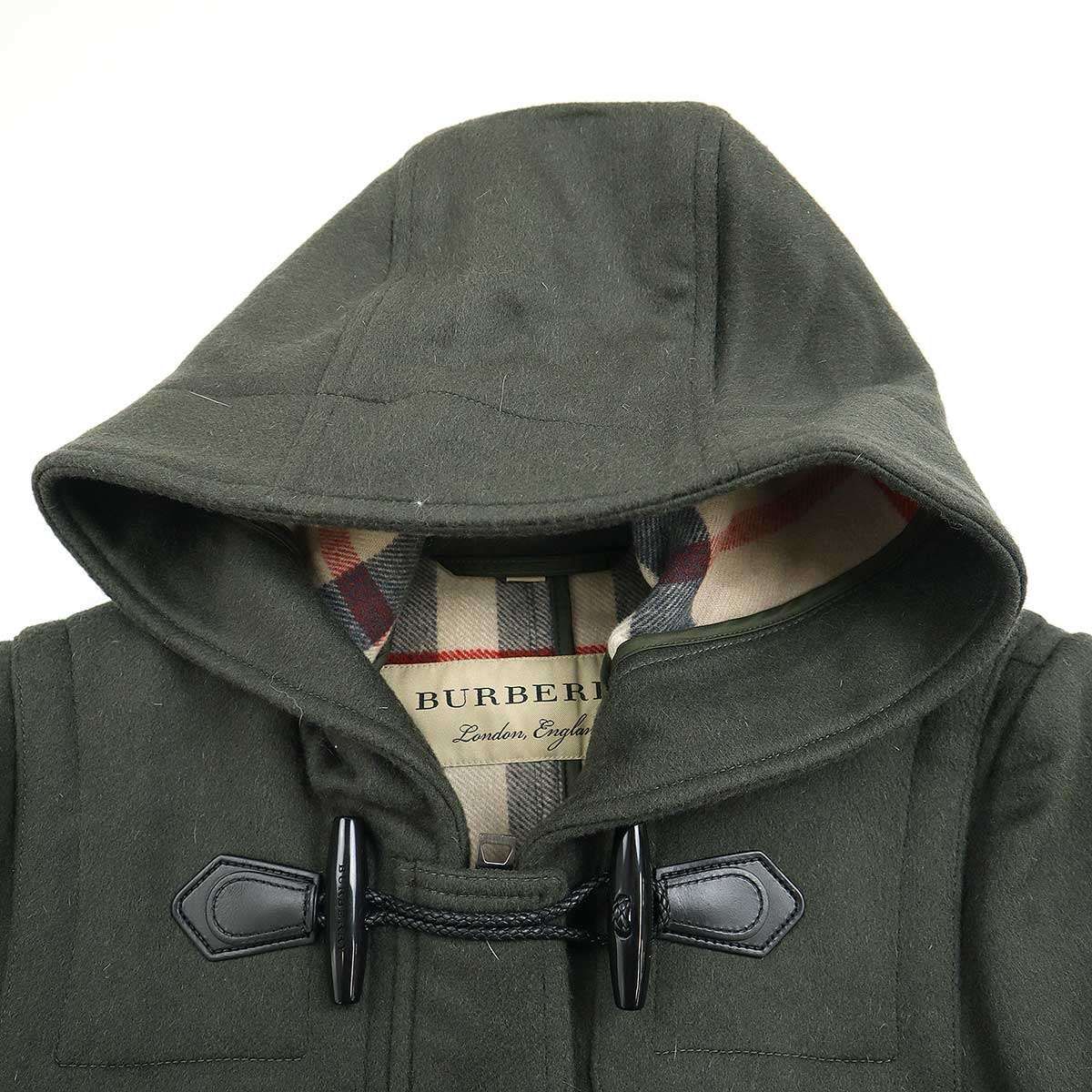 BURBERRY バーバリー ショートダッフルコート 8020995 オリーブ UK10