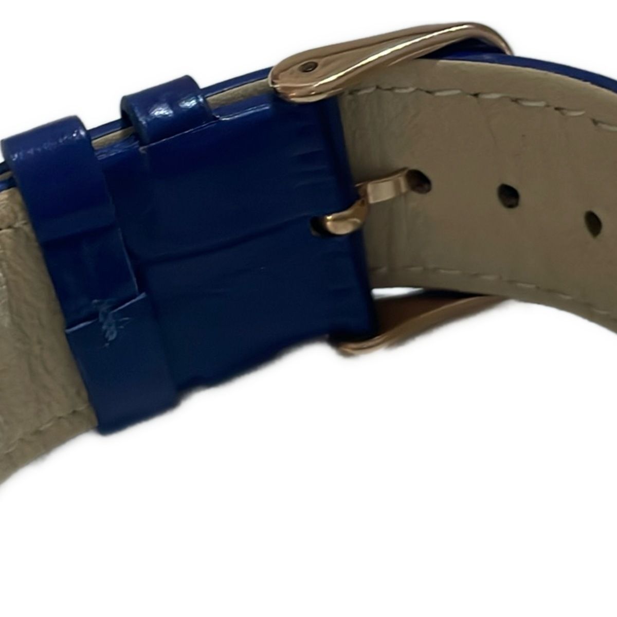 型押し加工|クロノグラフ ネイビー