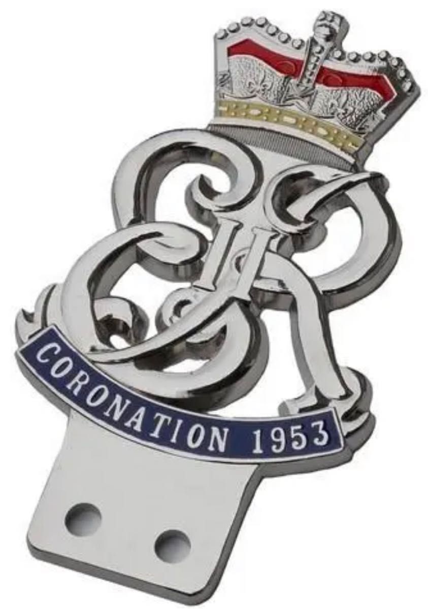 クイーン エリザベス 2世 コロネーション グリル バッジ 英国製