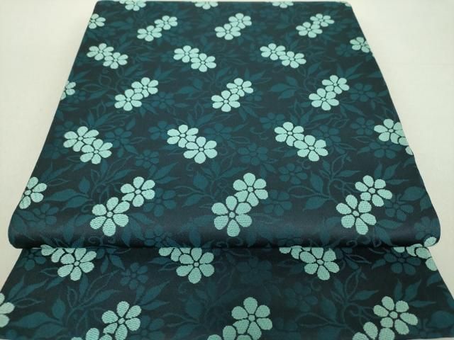 平和屋着物○上質な紬 草花文 正絹 逸品 DAAU5274ps