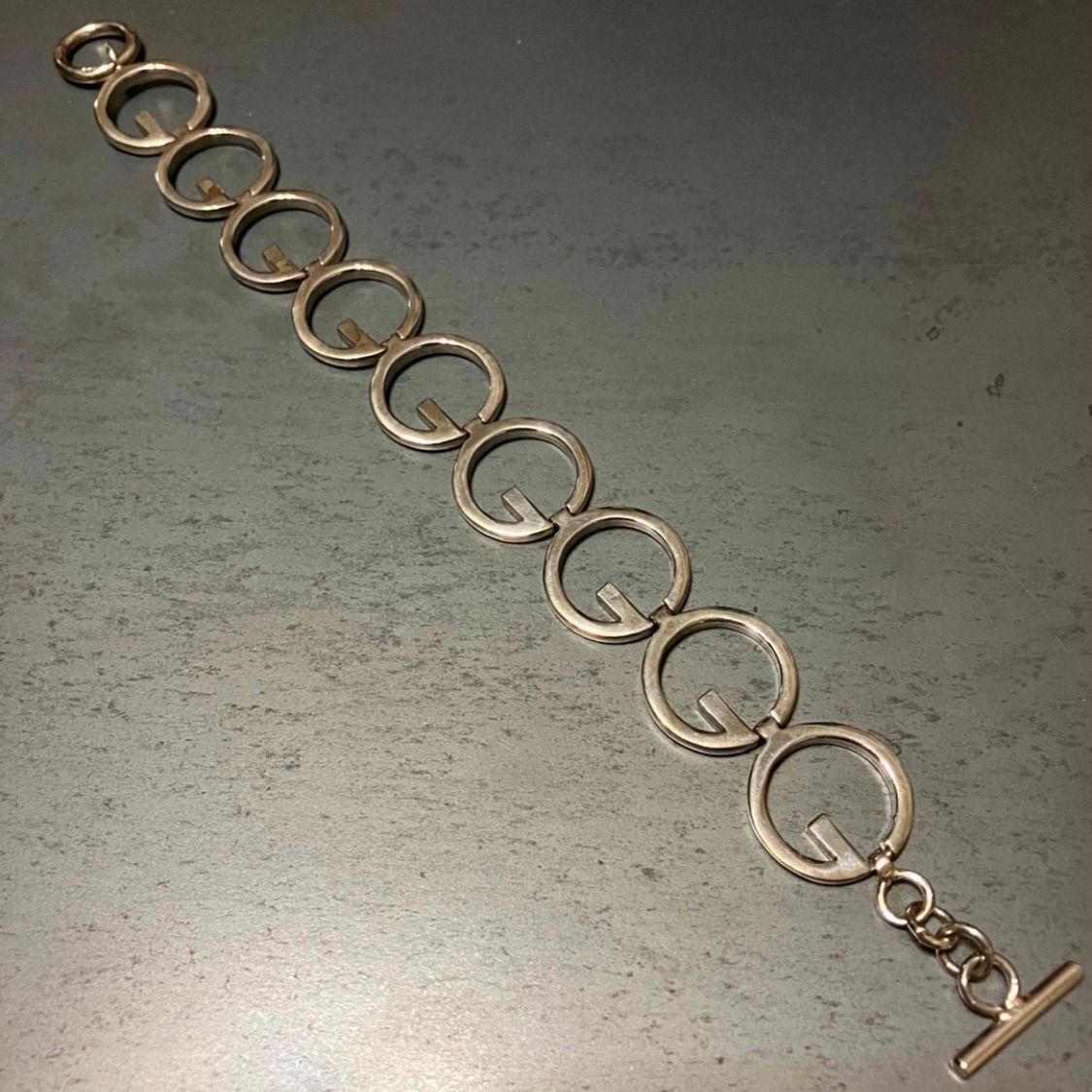 SILVER925 G LOGO BRACELET/シルバー/ブレスレット