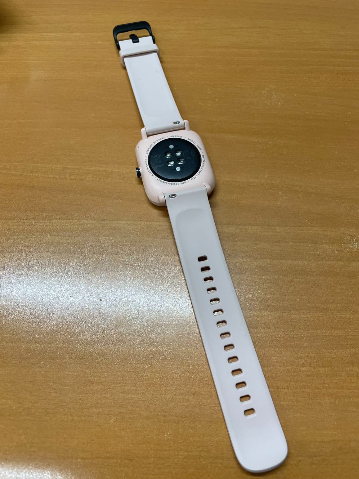 【中古良品】【箱なしで発送】 スマートウォッチ Amazfit Bip U Pro 国内正規代理店 ピンク 血中酸素レベル計測 60種類スポーツモード GPS内蔵 活動量計 心拍計 歩数計 睡眠モニター 着信通知 レディース Xiaomi  シャオミ