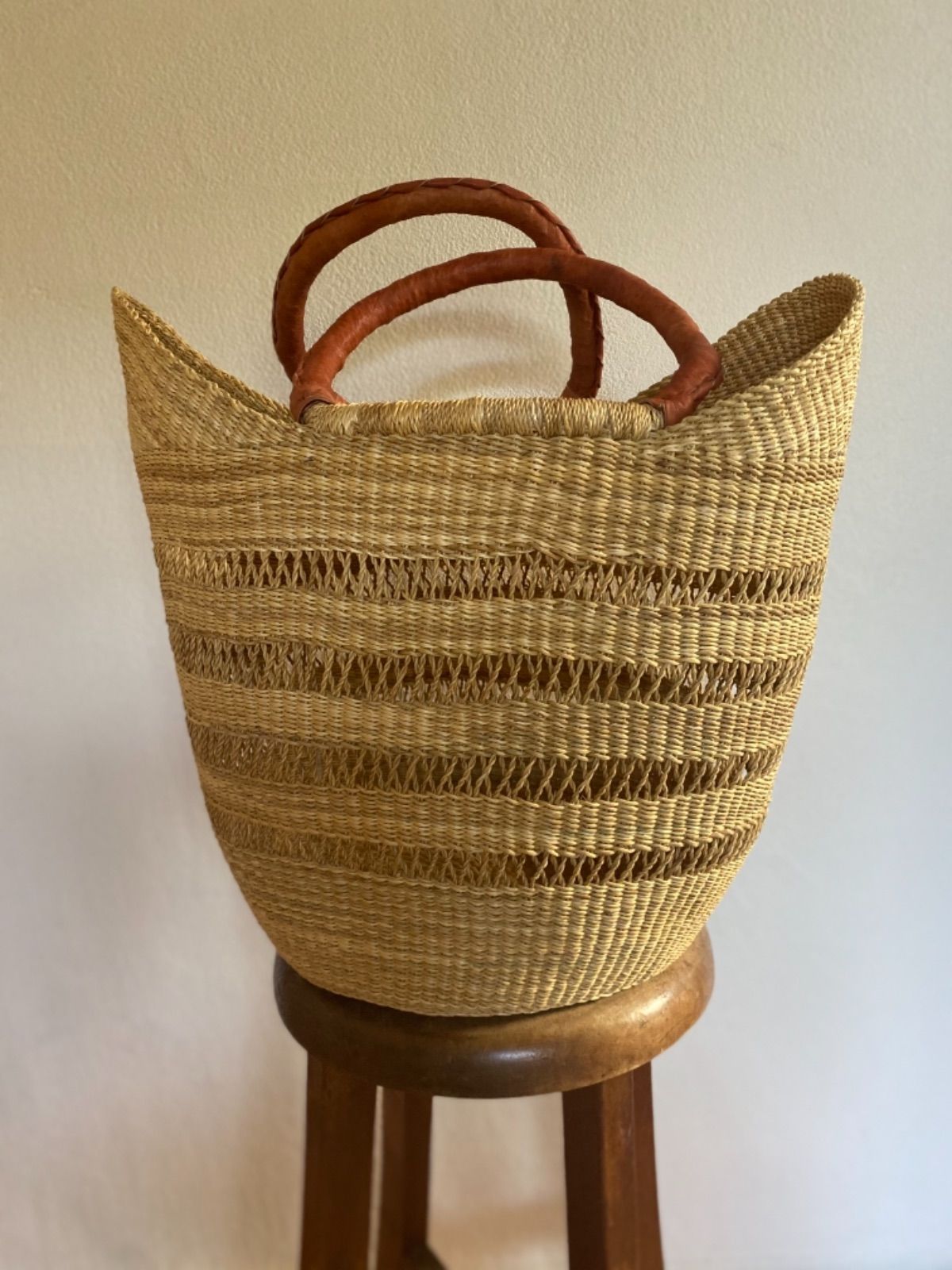 山川ラタン スツール ジャパンヴィンテージ 籐編み 山川譲