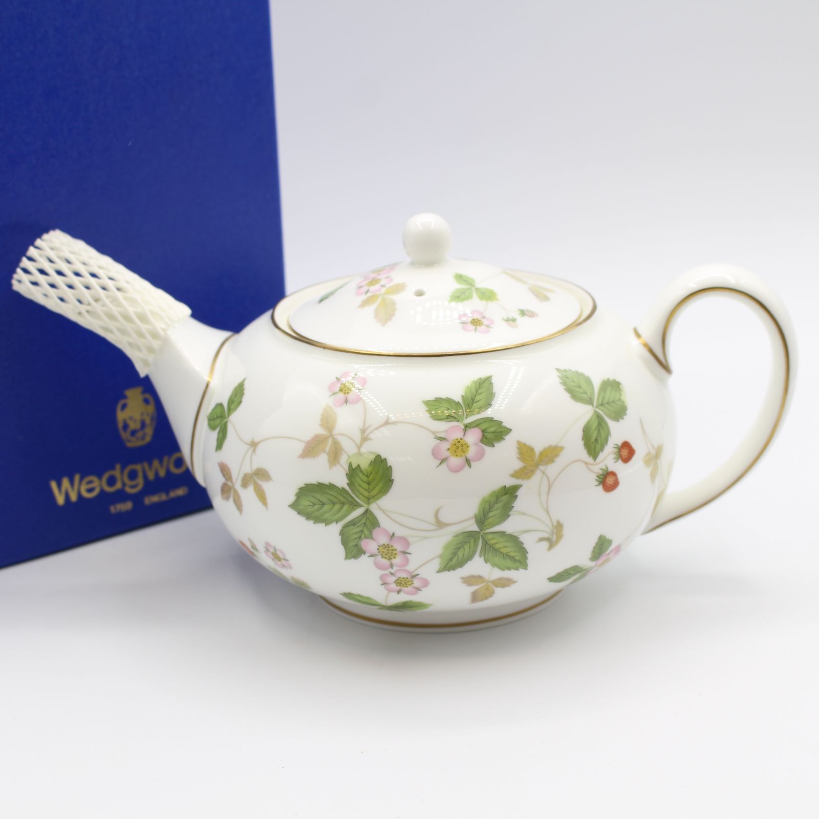 666 ♥ ウェッジウッド ワイルドストロベリー ティーポット S|600ml Wedgwood
