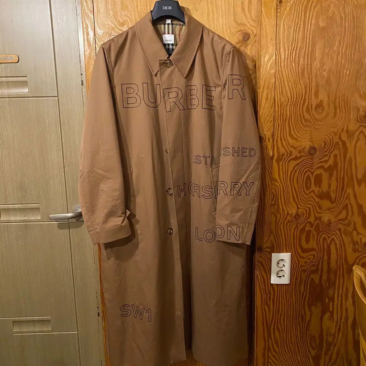 BURBERRY バーバリー ホースフェリー ギャバジン マック トレンチ コート