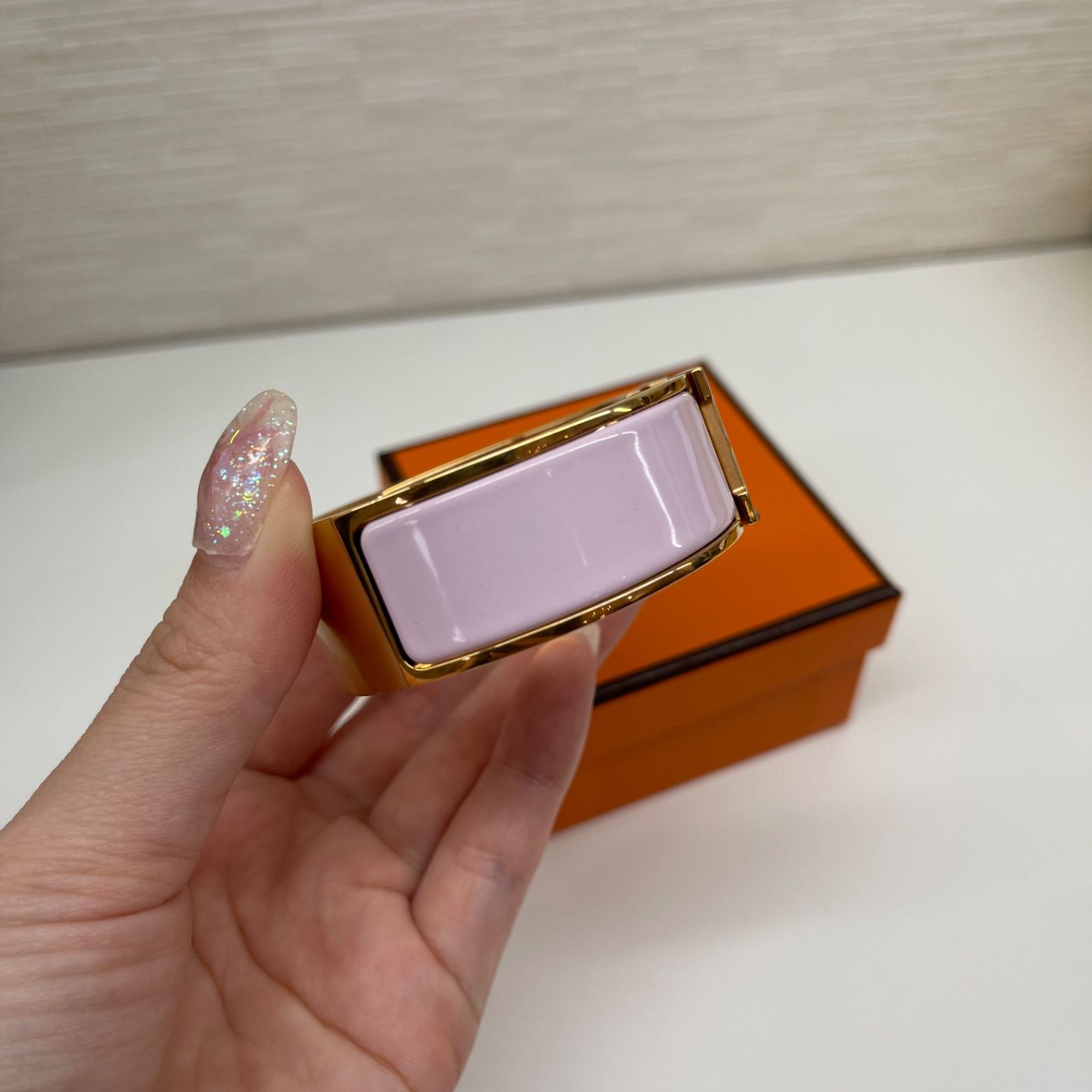 新品】【未使用品】HERMES エルメス クリック クラック エナメル